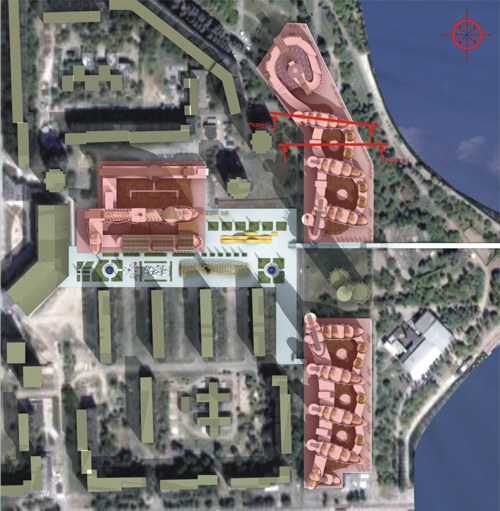 Проект микрорайона в Донецке
