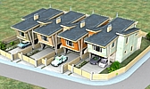 Проект блокированных домов эконом класса для массовой застройки (2007г.)